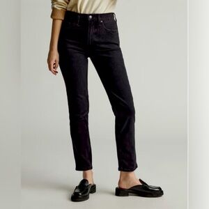 Everlane Original Cheeky Crop Black Jeans in Size 27